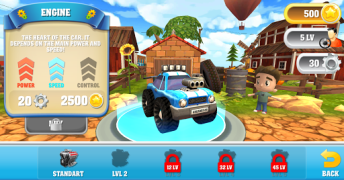 Baixar Cartoon Hot Racer 3D Raça para Android captura de tela 2