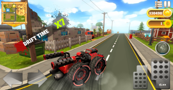 Baixar Cartoon Hot Racer 3D Raça para Android captura de tela 3