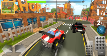 Baixar Cartoon Hot Racer 3D Raça para Android captura de tela 4