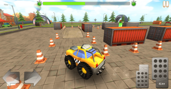 Baixar Cartoon Hot Racer 3D Raça para Android captura de tela 6