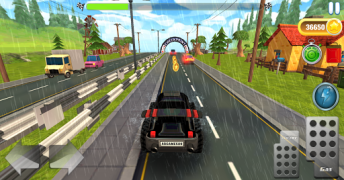 Baixar Cartoon Hot Racer 3D Raça para Android captura de tela 7