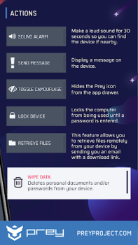 Baixar Prey: Find My Phone & Security Ferramentas para Android captura de tela 6