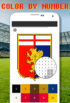 Baixar Football Logo Coloring By Number Quebra-cabeças para Android captura de tela 6