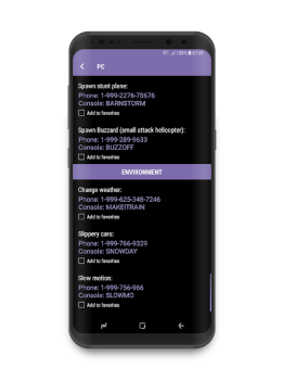 Baixar Códigos de trapaça para GTA 5 Entretenimento para Android captura de tela 4