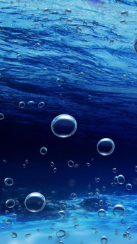 Papel de Parede Bolhas de Agua
