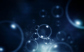 Papel de Parede Bolhas de Agua