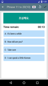 Baixar Frases comuns em coreano Educação para Android captura de tela 7