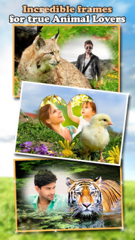 Baixar Molduras para Fotos com Animais 🐅🐈 Quadros Foto para Android captura de tela 2