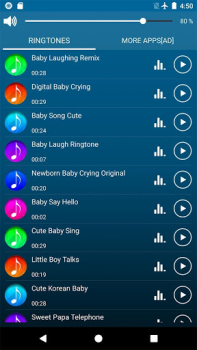Baixar Toques de Sons de Bebê Personalização para Android captura de tela 2