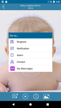 Baixar Toques de Sons de Bebê Personalização para Android captura de tela 4