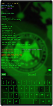 Baixar Aris Launcher, Hacker Style UI Personalização para Android captura de tela 3