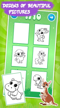 Baixar Colorir para Crianças: Animais Entretenimento para Android captura de tela 2
