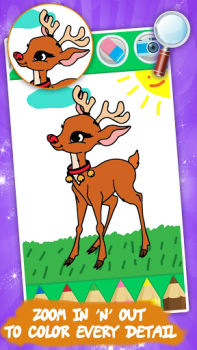 Baixar Colorir para Crianças: Animais Entretenimento para Android captura de tela 3