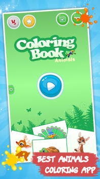 Baixar Colorir para Crianças: Animais Entretenimento para Android captura de tela 4