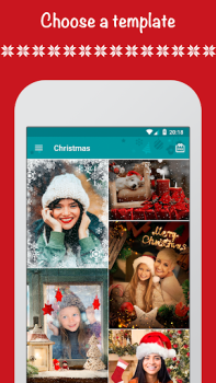 Baixar Christmas Photo Frames & Cards Foto para Android captura de tela 4