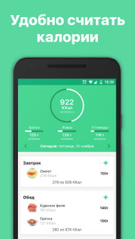 Baixar Счетчик калорий диета 10Levels Saúde e Bem-estar para Android captura de tela 3