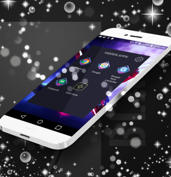 Baixar Lançador Tema Preto Personalização para Android captura de tela 4