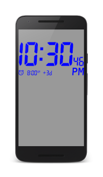 Baixar Big Digital Clock Ferramentas para Android captura de tela 3