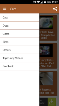 Baixar Vídeos engraçados de animais Entretenimento para Android captura de tela 5