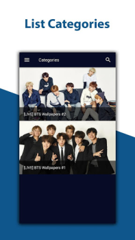 Baixar BTS Live Wallpapers Personalização para Android captura de tela 2