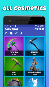 Baixar Daily shop for Battle Royale Entretenimento para Android captura de tela 2