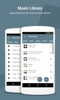 Baixar NRGplayer leitor de música Música e áudio para Android captura de tela 4