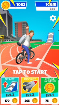 Baixar Bike Hop: Piloto Louco de BMX Arcade para Android captura de tela 7