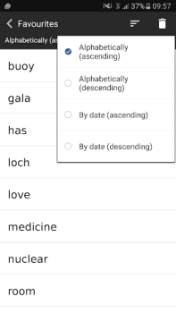 Baixar English Pronouncing Dictionary Educação para Android captura de tela 3