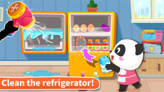 Baixar Faxina na casa do Bebê Panda Jogos de Aprendizagem para Android captura de tela 3