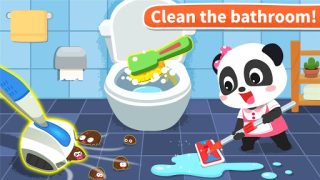 Baixar Faxina na casa do Bebê Panda Jogos de Aprendizagem para Android captura de tela 5