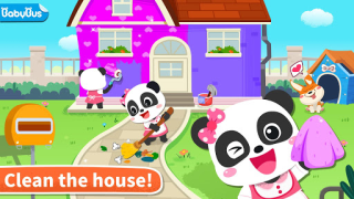 Baixar Faxina na casa do Bebê Panda Jogos de Aprendizagem para Android captura de tela 7