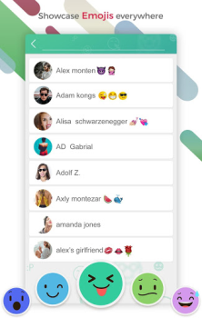 Baixar Emoji Contact Maker Contato para Android captura de tela 2