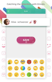 Baixar Emoji Contact Maker Contato para Android captura de tela 3