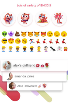 Baixar Emoji Contact Maker Contato para Android captura de tela 4