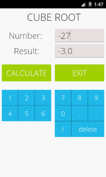 Baixar Calculadora raiz cúbica Educação para Android captura de tela 3