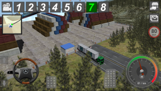 Baixar Mercedes Benz Truck Simulator Simuladores para Android captura de tela 3