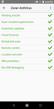 Baixar Zoner AntiVirus Ferramentas para Android captura de tela 2