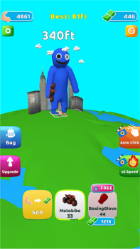 Baixar Mestre Levantamento Herói 3D Casual para Android captura de tela 2