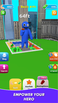 Baixar Mestre Levantamento Herói 3D Casual para Android captura de tela 4