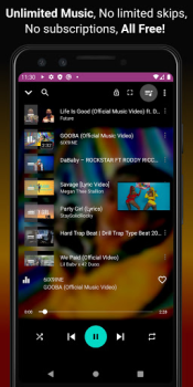 Baixar Vídeo Música Reprodutor Baixar Música e áudio para Android captura de tela 3