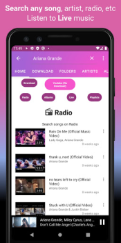 Baixar Vídeo Música Reprodutor Baixar Música e áudio para Android captura de tela 4
