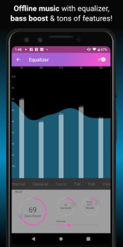Baixar Vídeo Música Reprodutor Baixar Música e áudio para Android captura de tela 5