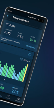 Baixar Sleepzy: Monitore o Seu Sono Estilo de vida para Android captura de tela 2