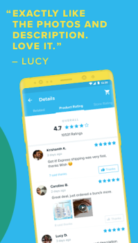 Baixar Wish: compre e economize Compras para Android captura de tela 5