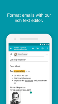 Baixar Email Aqua Mail: tudo em um Contato para Android captura de tela 3
