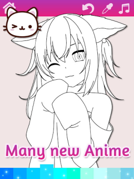 Baixar Anime Manga Coloring Pages com Educacional para Android captura de tela 4