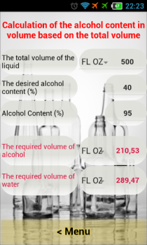 Baixar Alcohol Calculator Ferramentas para Android captura de tela 4