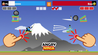 Baixar Jumping Ninja Party 2 Player Arcade para Android captura de tela 4