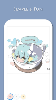 Baixar Anime - Paint by Numbers Entretenimento para Android captura de tela 5