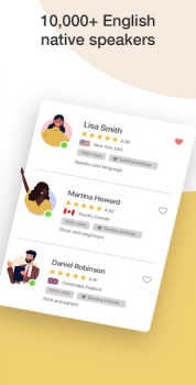 Baixar Cambly : Inglês com Nativos Educação para Android captura de tela 7